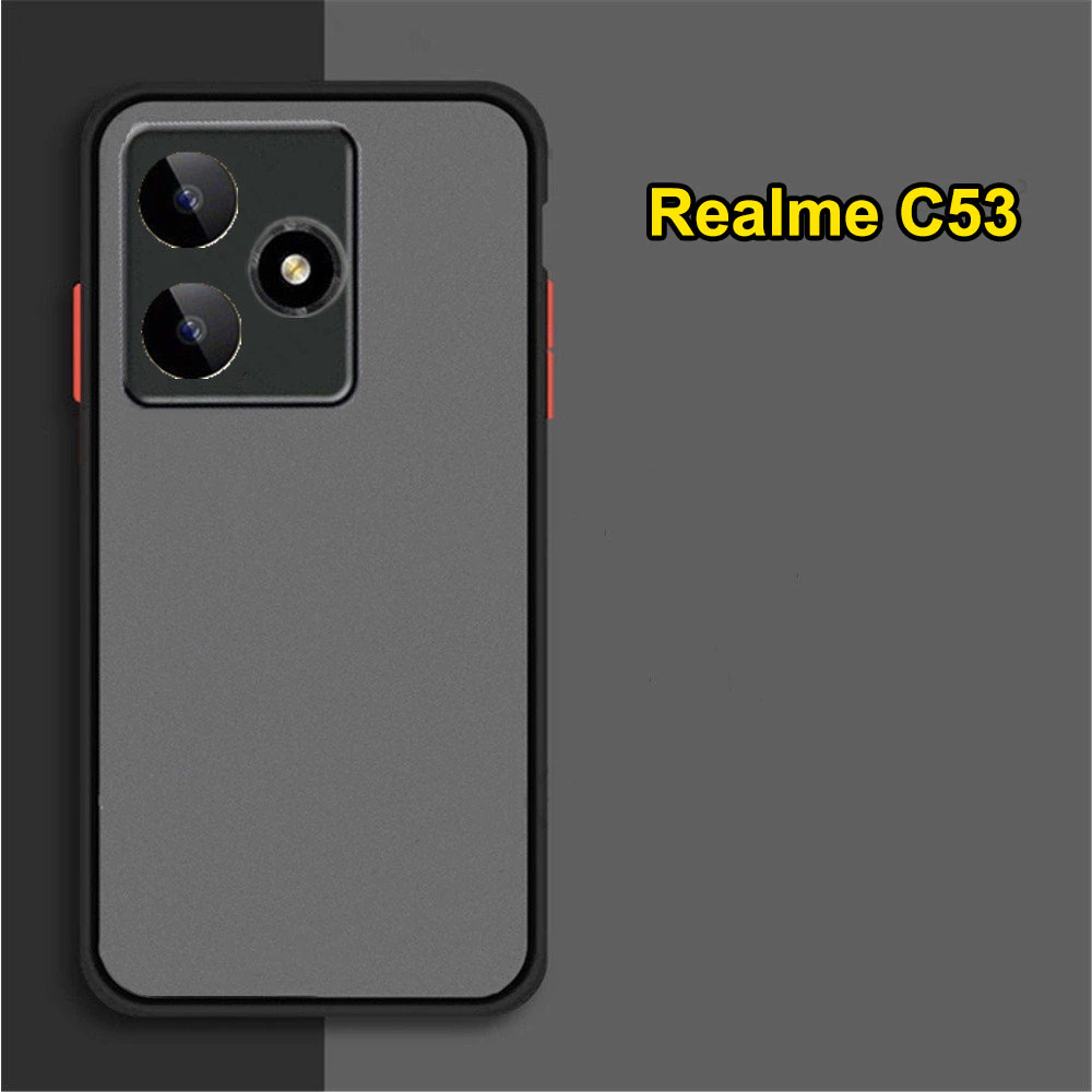 เคสหลังด้านขอบสี สำหรับ Realme Note70 Realme15 C53 C51 C55 Note50 C17 8 4G/5G 9i 5/5s/5i/C3 C11 2021 Narzo50i 025