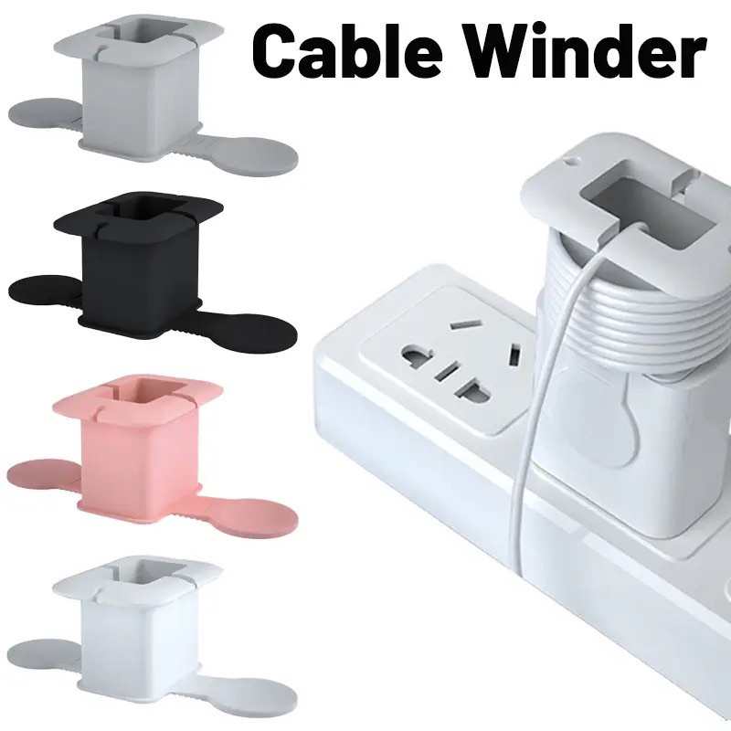 Cable Winder เคสหัวชาร์จ ซิลิโคนม้วนเก็บสายชาร์จ Silicone Charger Protector