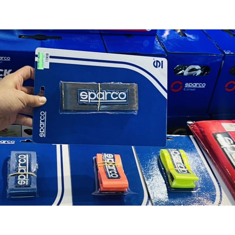 หูลากผ้า หูลากรถ Sparco italy สี limited ใช้ลากรถได้จริง สปาร์โค มีหลายสี สวยมาก เนื้อผ้าดี ทนทาน tow strap