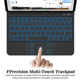 GOOJODOQ Thai คีย์บอร์ด พร้อมหน้าจอ LCD สําหรับ IPad Pro 11 Pro 12.9 Air5 Air4 Air6 11" 13" 2024