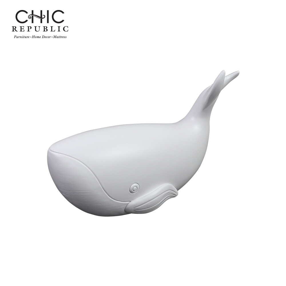 รูปปั้นตกแต่ง CHIC REPUBLIC KEZIA สีขาว_0