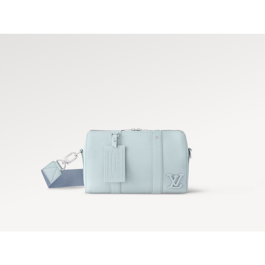 Louis vuitton แท้ กระเป๋าผู้หญิง LV women's bag new mini blue handbag, new crossbody bag, fashionable armp