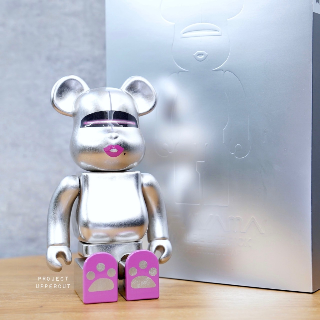 BE@RBRICK 400% KUTANI x HAJIME SORAYAMA - PURE PLATINUM LEAF [New]