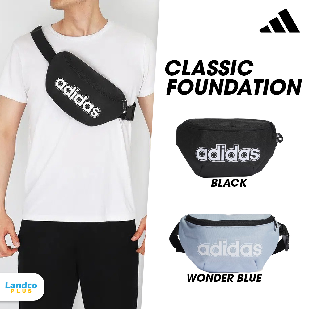 Adidas Collection  อาดิดาส กระเป๋าคาดอก กระเป๋าแฟชั่น  WaistBag Classic Foundation HT4777 BK  / IK57