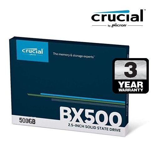 Crucial 500GB BX500 SATA3 2.5" SSD