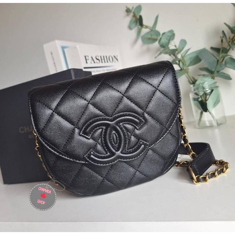 CHANEL VIP GIFT CROSSBODY CHAIN BAG🖤