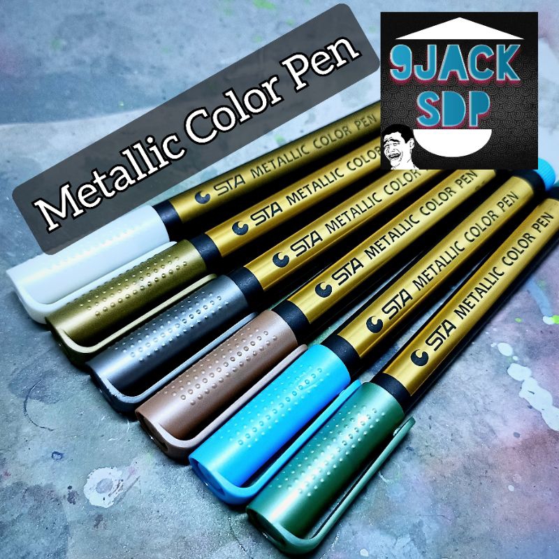 Metallic Markers pen gold ปากกามาร์คเกอร์สีทอง gundam gunpla กันดั้ม gundam marker(สินค้าพร้อมส่ง)