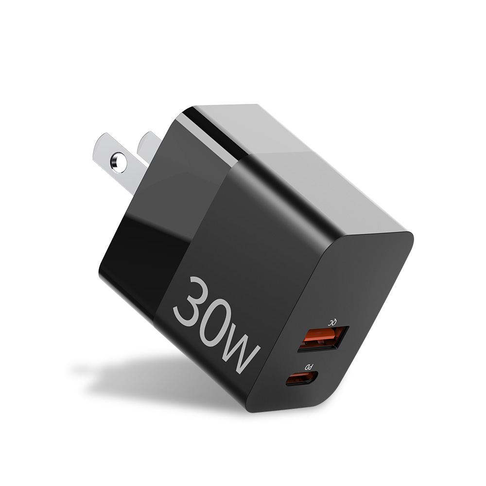 หัวชาร์จเร็ว 30w หัวชาร์จ PD ชุดชาร์จเร็ว QC4.0 น้ำหนักเบา พกพาง่าย รองรับเทคโนโลยีชาร์จเร็ว PD / QC