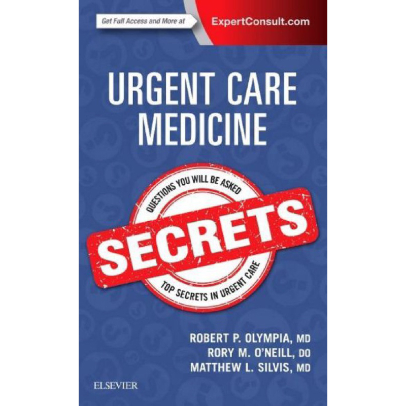 [หนังสือ] Urgent Care Medicine Secrets เวชบำบัดวิกฤต เวชศาสตร์ฉุกเฉิน er emergency critical medical 