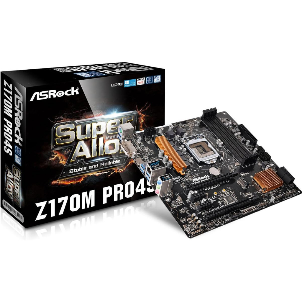 ASROCK Z170M-PRO4S MAINBOARD DDR4