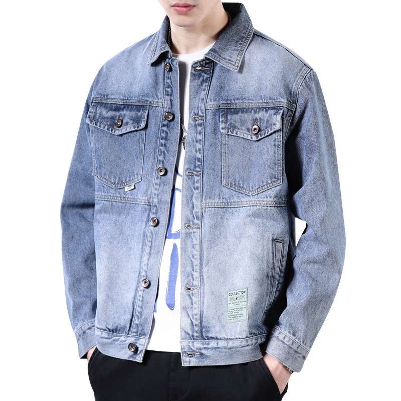 Leoman เสื้อเเจ็คเก็ตยีนส์กันลมผู้ชาย รุ่น M8952