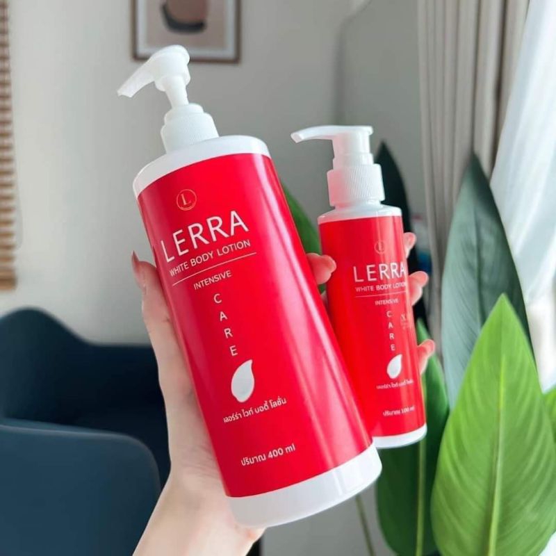 โลชั่นเลอร่าไวท์ ขวดแดง Lerra White