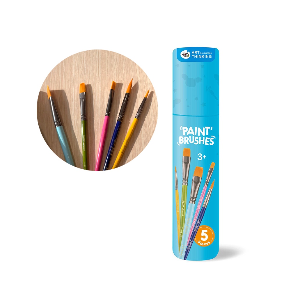 Joan Miro พู่กันแปรงระบายสี Paint Brushes 5 Pieces ของเล่นศิลปะ เสริมพัฒนาการเด็กวัย 2-3 ขวบขึ้นไป