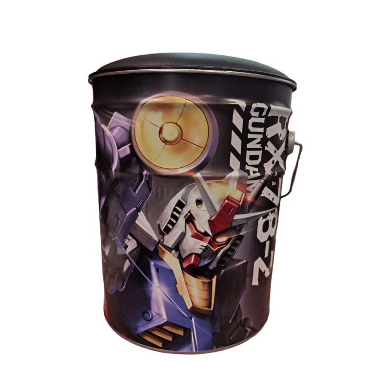 ถังป๊อปคอร์น ถังเหล็ก กันดั้ม Gundam Tin Box Movie Set จาก Major Cineplex Gumdam Popcorn Bucket Gund