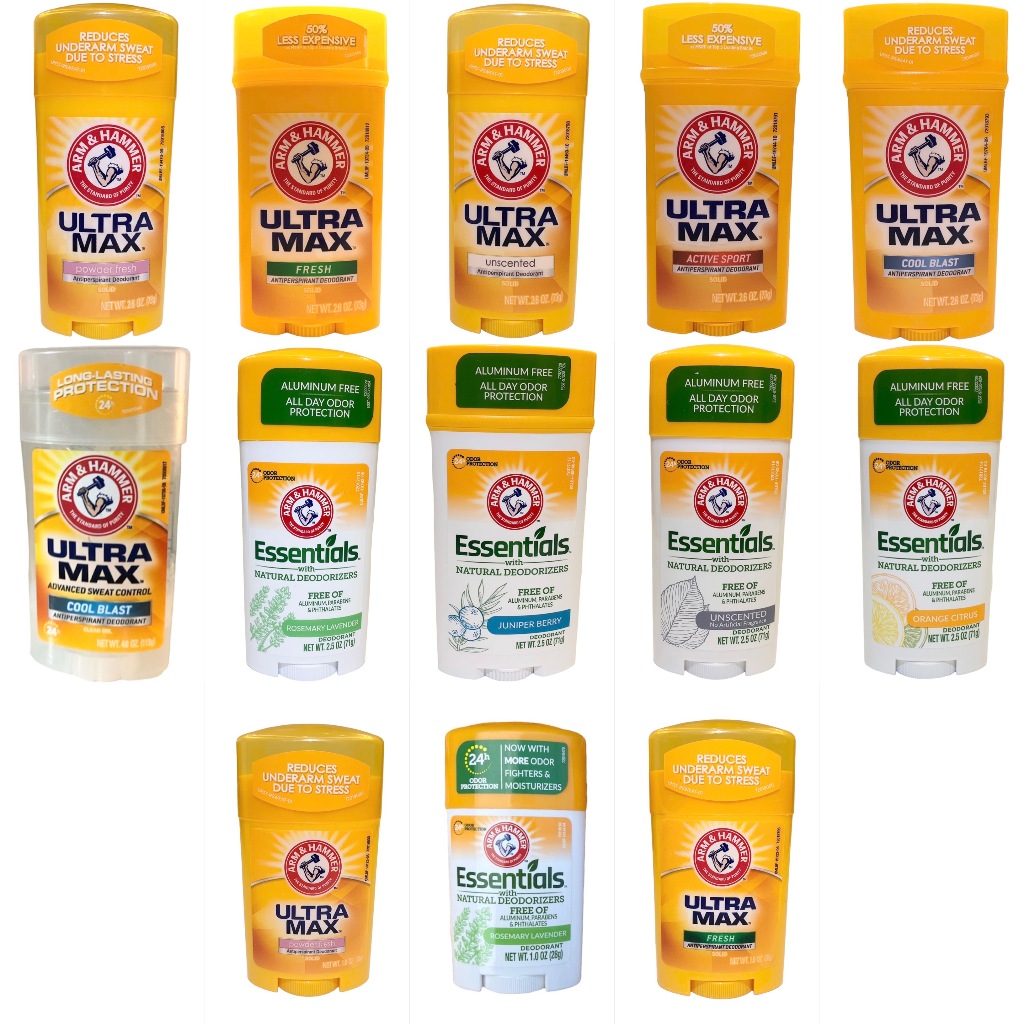 🔥พร้อมส่ง 🔥แท้ Arm & Hammer Deodorants ขนาดใหญ่และขนาดเล็ก โรลออนดับกลิ่นดับเหงื่อ