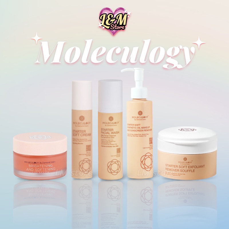 [พร้อมส่ง] MOLECULOGY รวมผลิตภัณฑ์ โมเลกุลโลจี้ ลิปมาส์ก,ซอฟตรีม,คลีนเซอร์,คลีนซิ่งออย,คลีนซิ่งบาล์ม