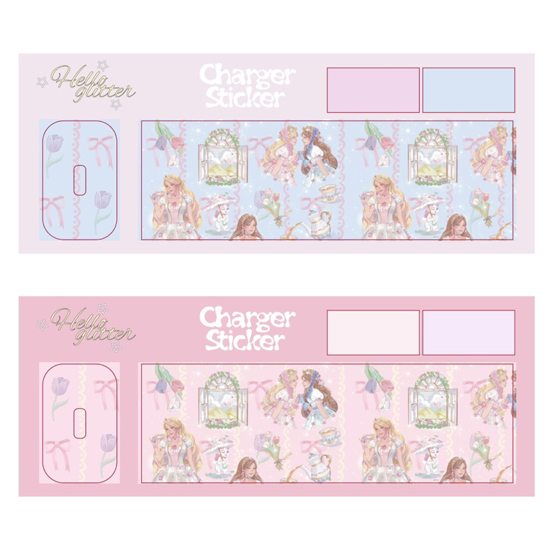 Charger Sticker  สติกเกอร์ติดหัวชาร์จ PVC ♡by helloxglitter ราคา ถูกที่สุด ดีลบีเคเค แกลเลอรีภาพที่ 7