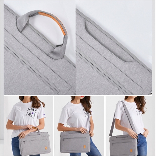 กระเป๋าโน๊ตบุ๊ค WiWU Pioneer Handbag Notebook Laptop Bag ผ้ากันน้ำ ขอบกระเป๋าเสริมกันกระแทก ขนาด 13 14 15 15.6 16 นิ้ว