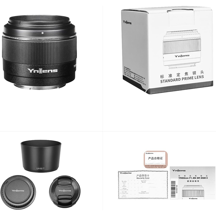 Yongnuo 50mm F1.8S DA DSM II เลนส์ ออโต้โฟกัส สำหรับกล้อง Sony Mirrorless ได้ทุกรุ่น ( YN 50 MM )