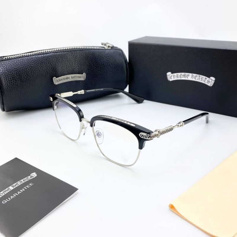 Chrome Hearts  Evangelist  Glasses  กรอบแว่นสายตา น้ำหนักเบา งานดีสุด  มาพร้อมกล่อง อุปกรณ์ครบนะคะ