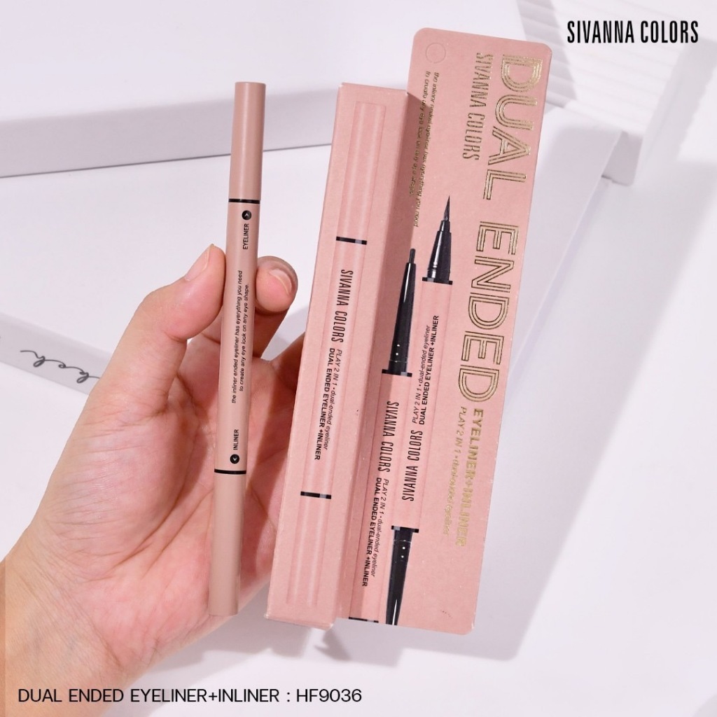 Sivanna Colors Dual Ended Eyeliner+Inliner #HF9036 ซีเวนน่า คัลเลอร์ส ดูเอิล เอนด์เดด อายไลเนอร์+อิน