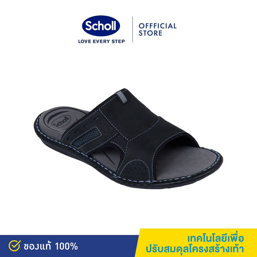 Scholl รองเท้าสกอลล์-ไบโอ โทบี้ Biom Toby แตะสวม ผู้ชาย รองเท้าสุขภาพ นวัตกรรม Biomechanics รองรับอุ