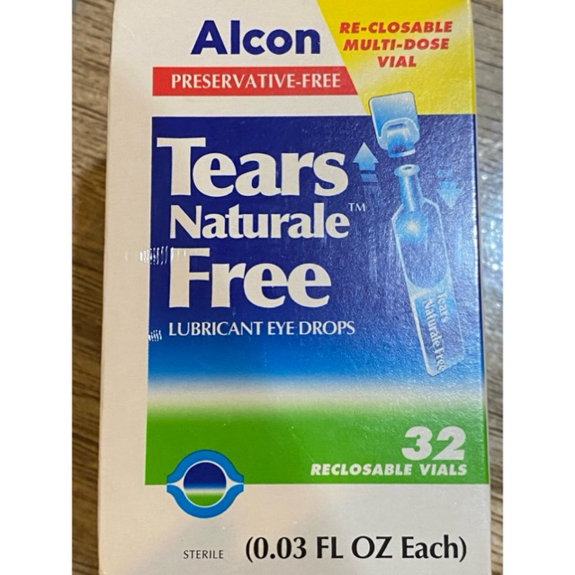 Alcon tears naturale free น้ำตาเทียม สินค้าใหม่ ยังไม่ได้แกะซีล