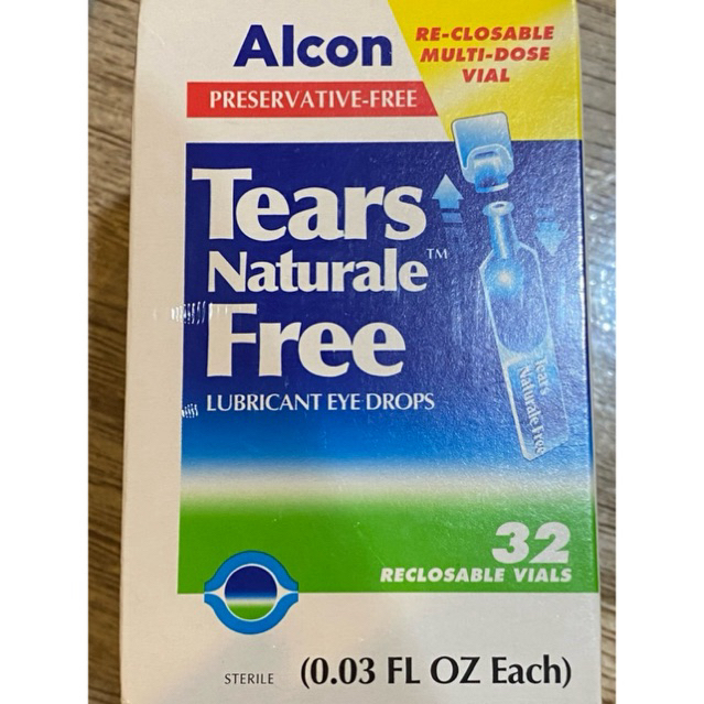 Alcon tears naturale free น้ำตาเทียม สินค้าใหม่ ยังไม่ได้แกะซีล