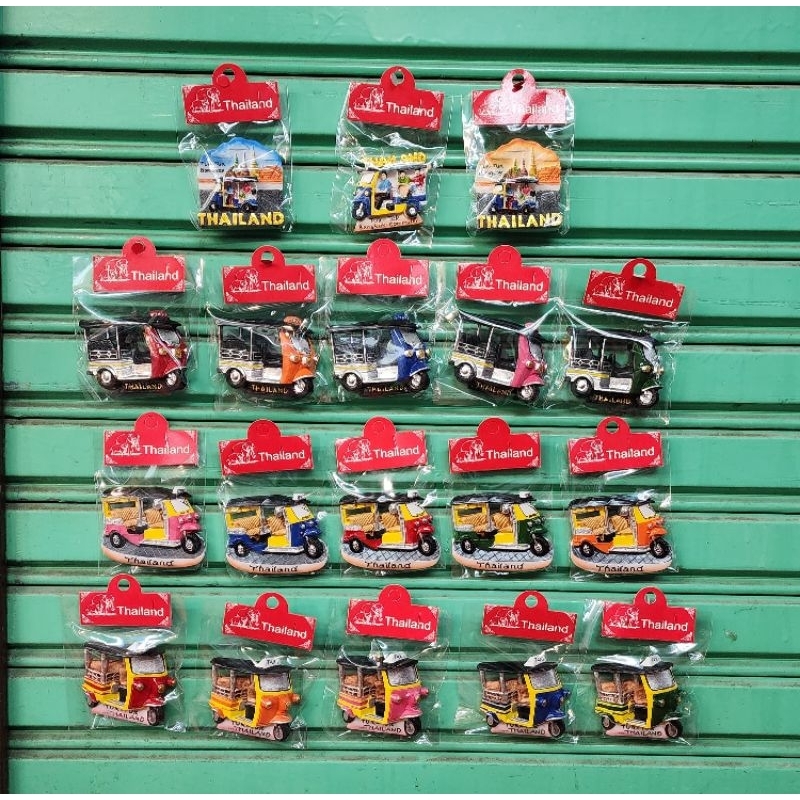 แม่เหล็กติดตู้เย็นแพ็ค 3 ชิ้น 5 ชิ้น ของฝาก ของที่ระลึก ของไทย