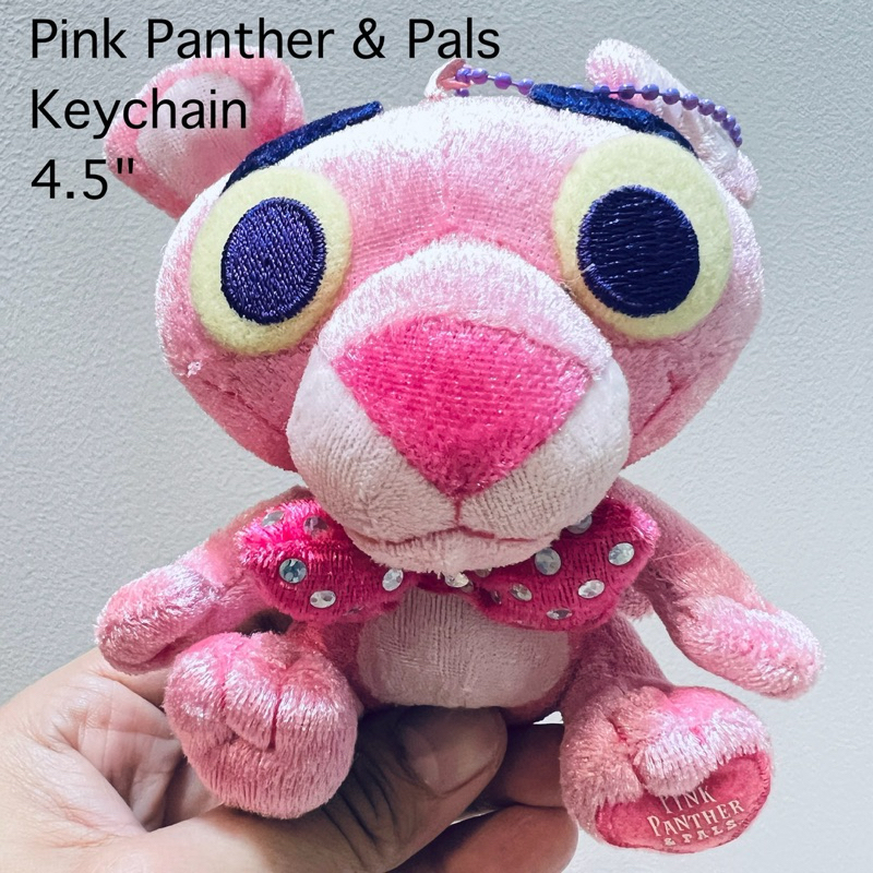 พวงกุญแจ #ตุ๊กตา #พิงค์แพนเตอร์ #Pink #panther &amp; #Pals #Keychain #ขนาด4.5" #ขนเงาๆ #หายากมาก #ลิขสิทธิ์แท้ #งานสะสม 9.3