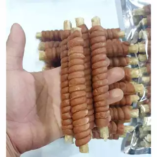 ขนมสุนัข ขนมขัดฟันสุนัขสติ๊กนิ่มพันมันชี่ ขนาด400 กรัม