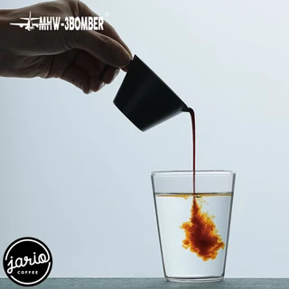JARIO x MHW-3BOMBER ถ้วยตวงสแตนเลสปากแหลม100ml MHW-3BOMBER Stainless Steel Measuring Cup