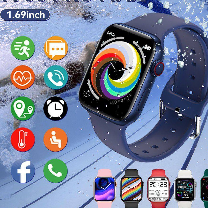 Samsung T900 Pro Max Smart Watch Series 7บลูทูธ44มม. Smartwatch Watchs สำหรับ Apple Android