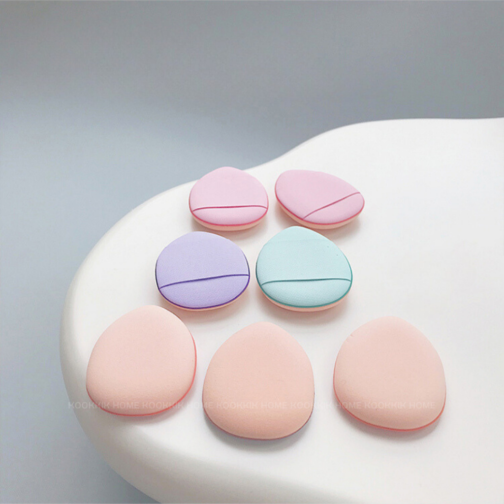 PS-005 พัฟแต่งหน้าแบบสวม นิ้วมือ มินิพัฟลงคุชชั่น Mini Cushion Finger Puff (1 ชิ้น) พร้อมส่งในไทย