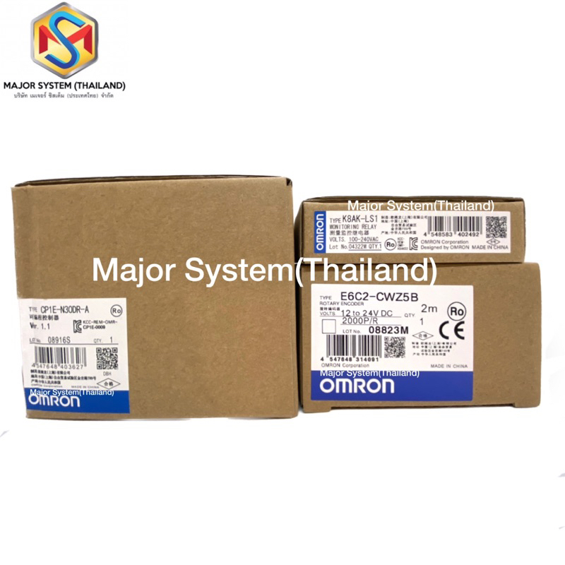 Omron CP1E-N30DR-A, K8AK-LS1 100-240VAC, E6C2-CWZ5B 2000P/R ,PLC OMRON, Level Control Monitoring Rel