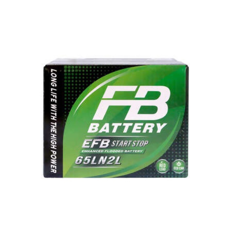 Fb battery รุ่นEFB 65Ln2L-65แอมป์สำหรับรถที่มีระบบสตาร์สต๊อปหรือรุ่นที่ต้องการไฟแรงๆ