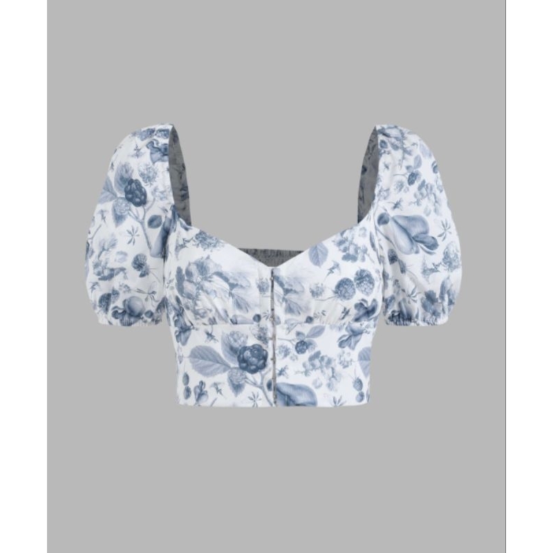 cider fruit basket blouse เสื้อแขนพอง cider