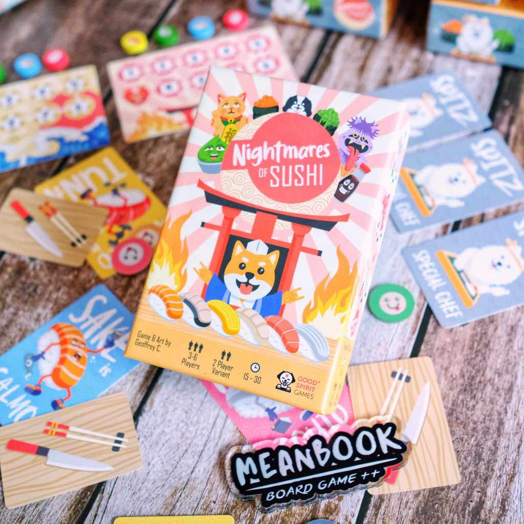 [แถมฟรีคู่มือไทย] ซูชิฝันร้าย Nightmares of Sushi Board Game (ภาษาไทย) [C(40)/B(35)/F(10)]