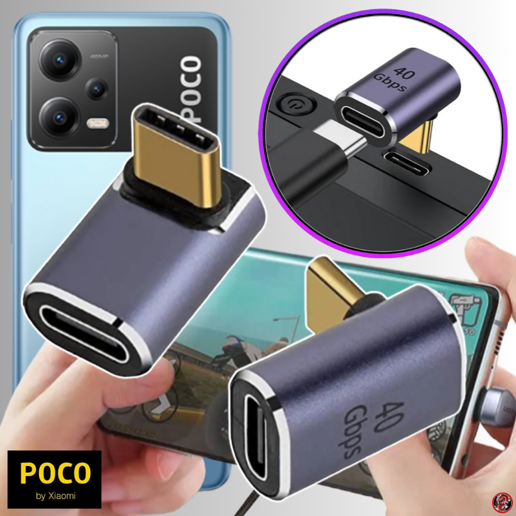 อะแดปเตอร์ ตัวแปลง ต่อ สายชาร์จ Adapter Usb-C to Type-C For Game รองรับการชาร์จ 100W ถ่ายโอนข้อมูลรว