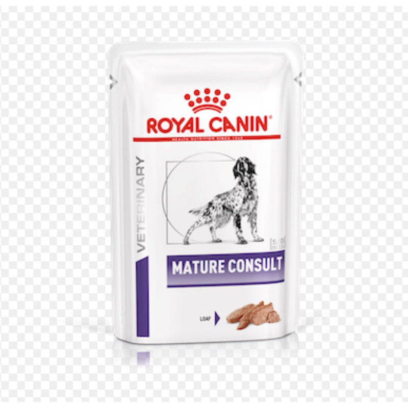 Royal Canin VET Dog [ 1 ซอง x 85 g ] Mature Consult อาหารสุนัขสูงวัย อาหารเปียกสุนัข สุนัข สุนัขแก่