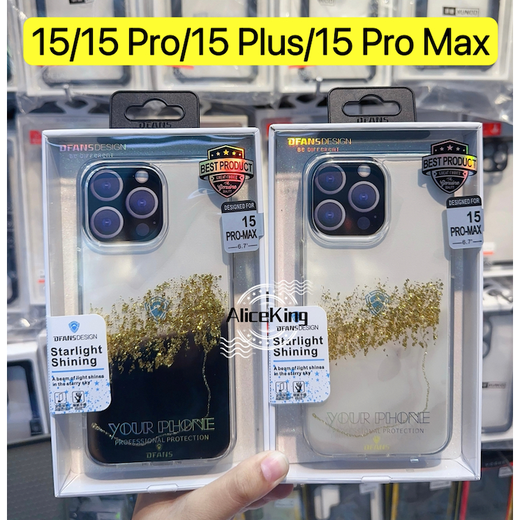 iPhone 15/15 Pro/15 Plus/15 Pro Max DFANSDESIGN เคสกันกระแทกลายหินอ่อน ลวดลายสกรีนหินอ่อน