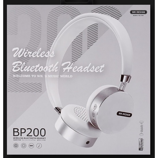 หูฟังไร้สาย BP200 Wireless Bluetooth Headset By WK Design