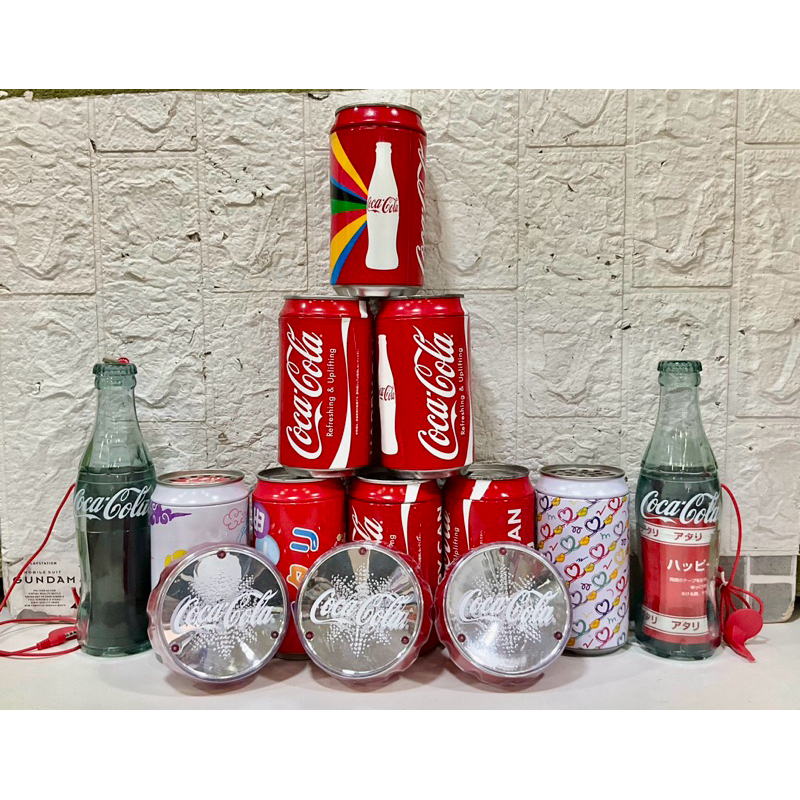[สินค้าญี่ปุ่นมือสอง] สินค้าพรีเมี่ยม Coca~Cola coke ขวดโค้ก หูฟัง ลำโพง งานสะสม ของสะสม ของหายาก โค