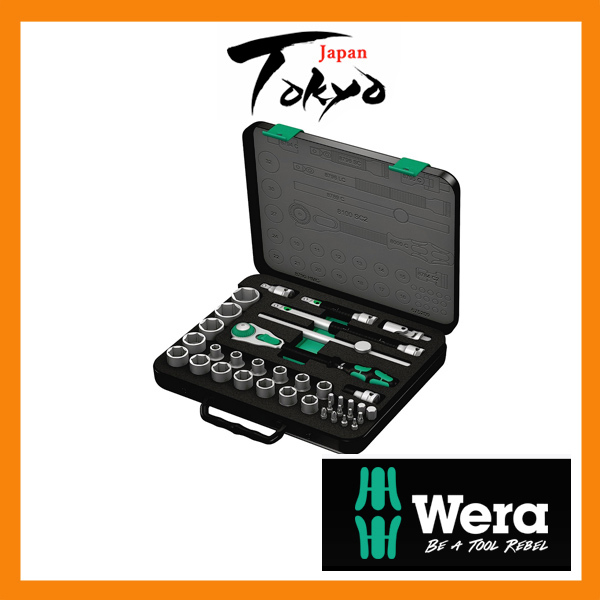 Wera 8100 SC 2 Zyklop Zyklop Speed Ratchet Set, 1/2" drive, metric ชุดวงล้อความเร็ว ไดรฟ์ 1/2 นิ้ว เ