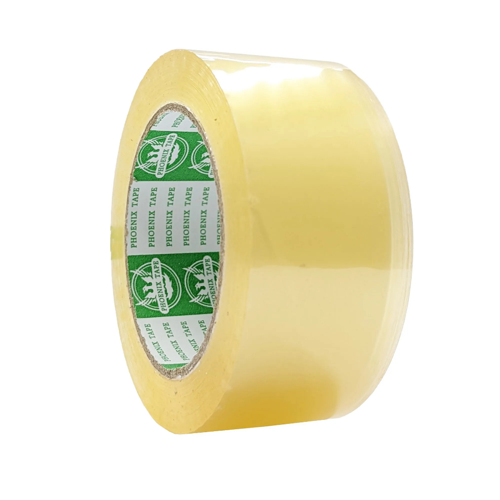 เทปใสไร้เสียง Phoenix Tape หน้ากว้าง 2 นิ้ว ยาว 50 หลา / 100 หลา เทปกาว สก๊อตเทป