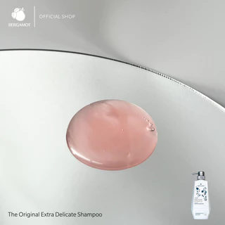 ขนาดใหม่! BERGAMOT® THE ORIGINAL EXTRA DELICATE SHAMPOO 500 ml. แชมพูลดผมขาดหลุดร่วง (หนังศีรษะมัน) ขวดหัวปั๊ม