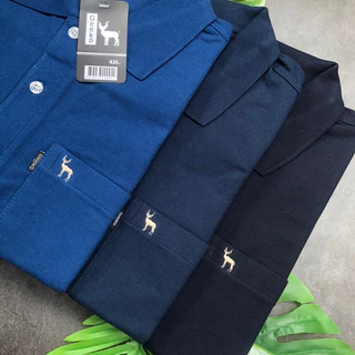 เสื้อโปโลตรากวาง โทนสีกลม geeko ใส่ทำงานได้เลย ผ้านิ่มใส่สบาย
