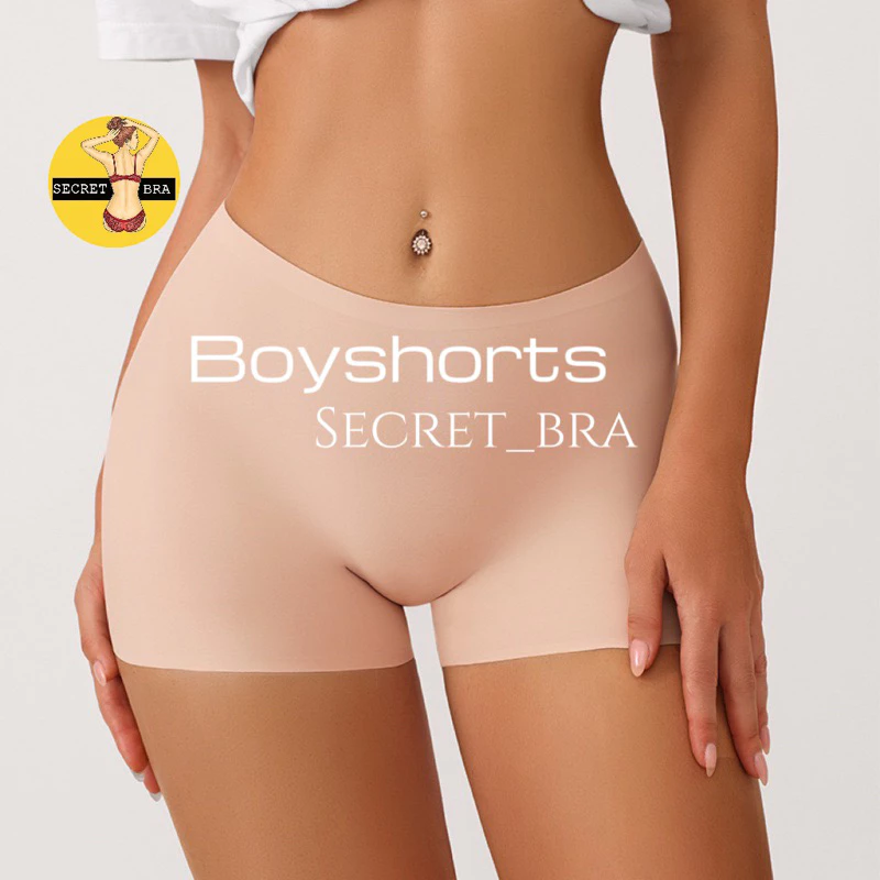 กางเกงในผู้หญิง boyshort sisterhood 1030 ทรงขากางเกง ไร้ขอบเรียบเนียน สะโพกกลมสวย