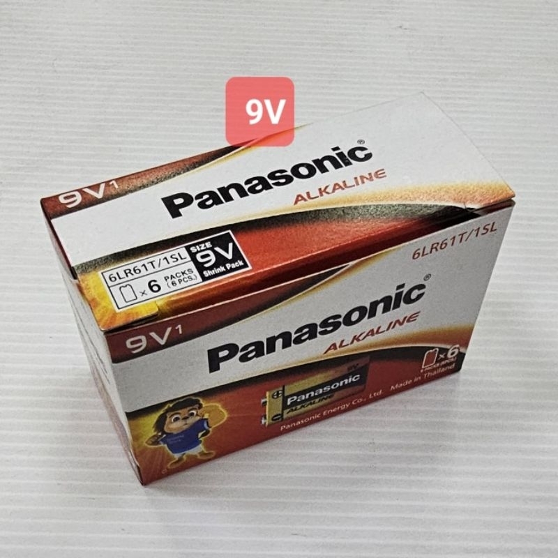 ถ่าน พานาโซนิค อัลคาไลน์ Panasonic Alkaline V9 (6ก้อน)