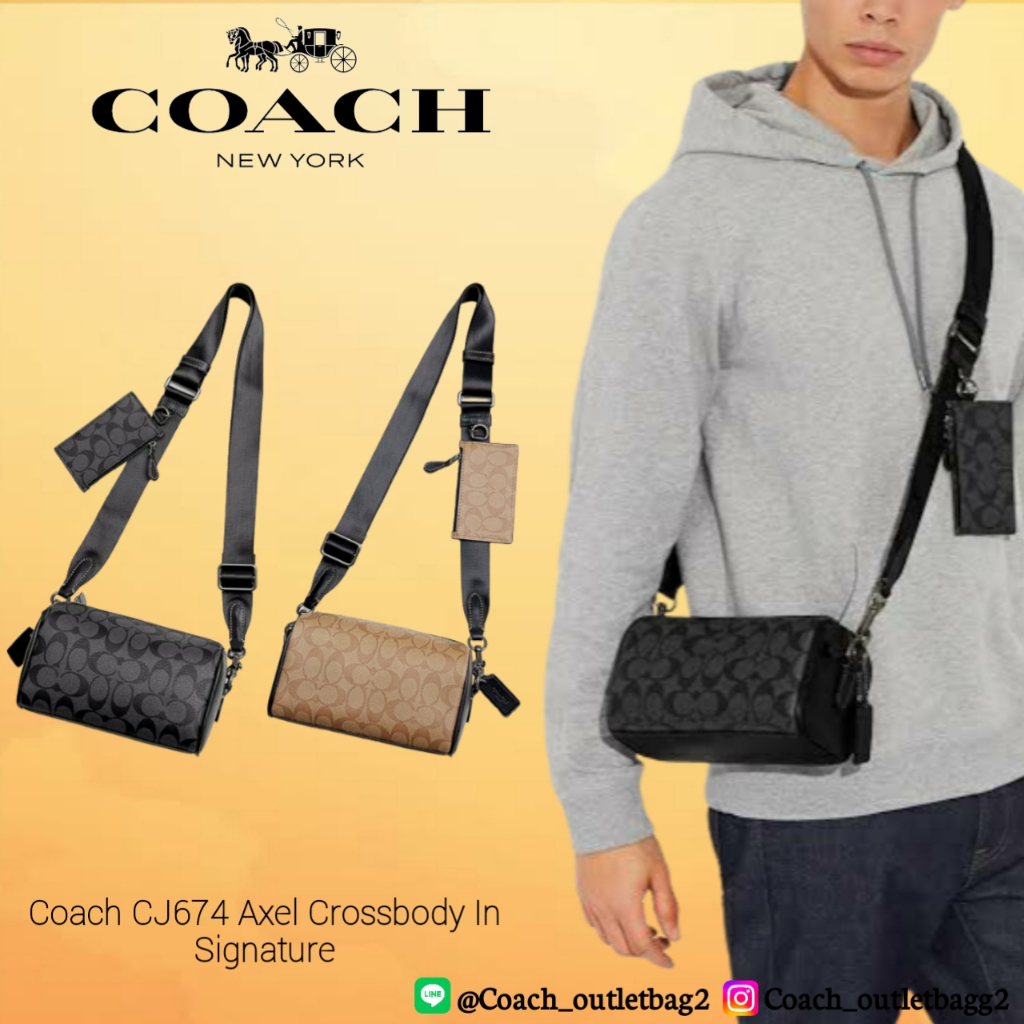 Coach Coach CJ674 Axel Crossbody In Signature